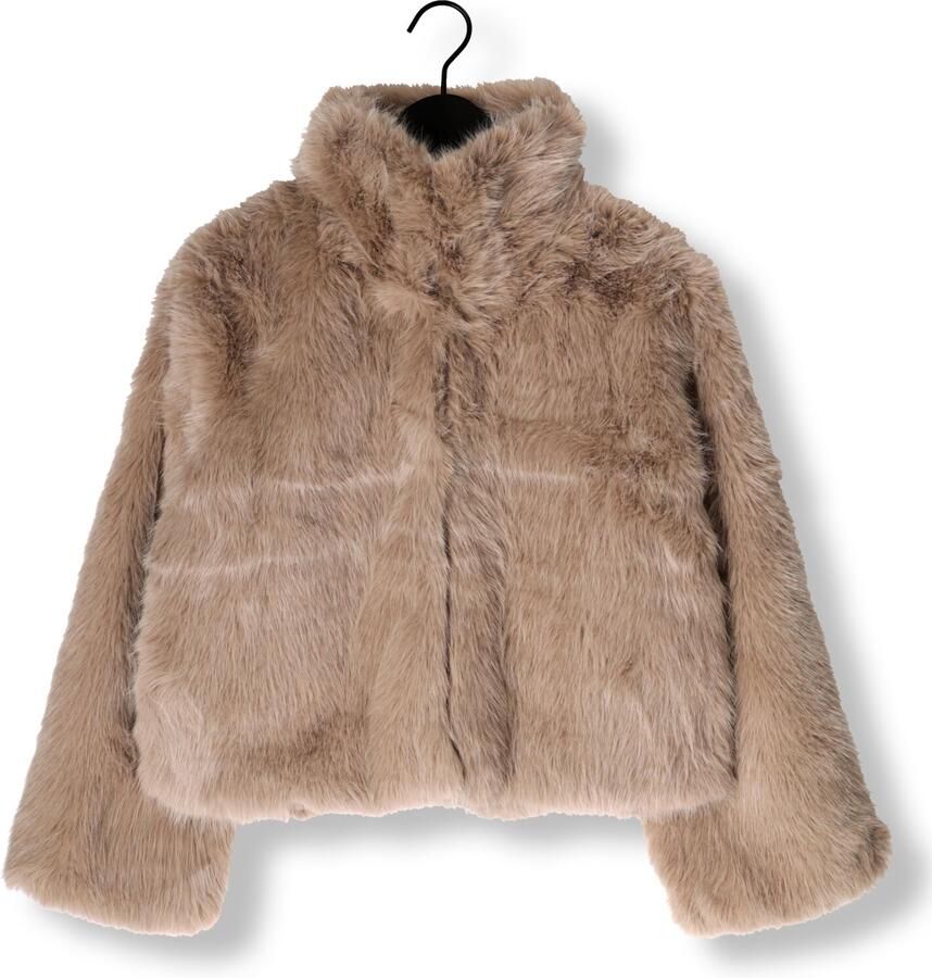 My Essential Wardrobe Jack van imitatiebont met opstaande kraag model 'Alexa'