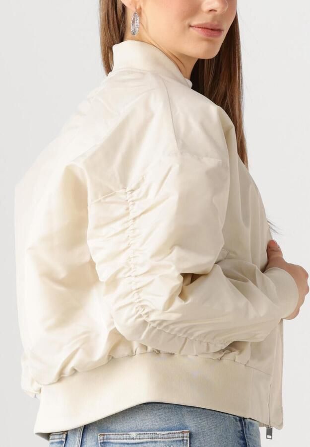 MY ESSENTIAL WARDROBE Dames Jassen Helgamw Short Bomber Jacket Gebroken Wit - Foto 3