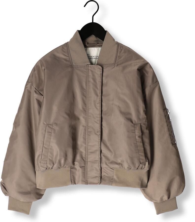 MY ESSENTIAL WARDROBE Dames Jassen Helgamw Short Bomber Jacket Gebroken Wit