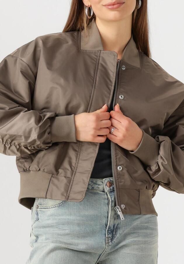 MY ESSENTIAL WARDROBE Dames Jassen Helgamw Short Bomber Jacket Gebroken Wit - Foto 2