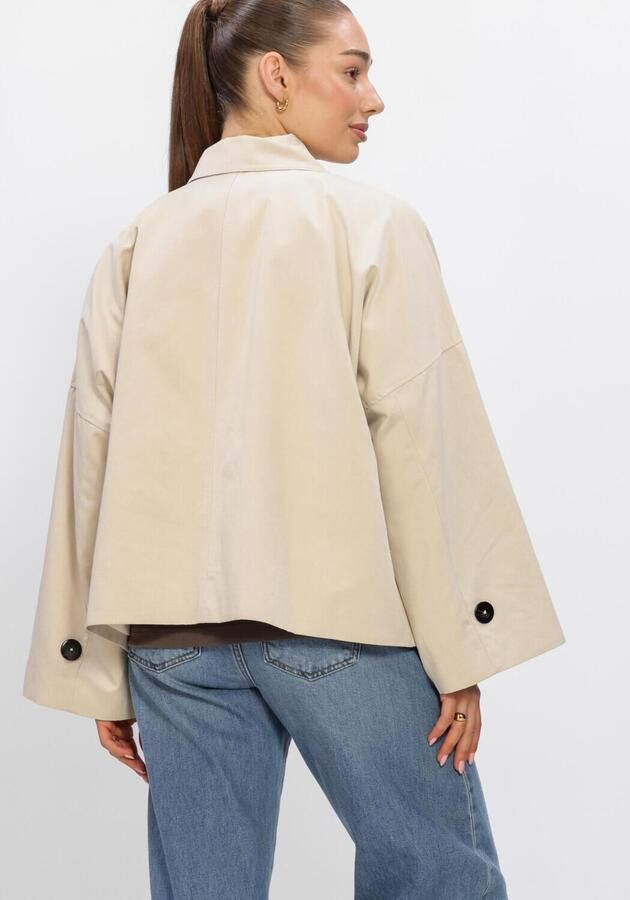 MY ESSENTIAL WARDROBE Dames Jassen Lyonmw Os Short Jacket Beige - Foto 3