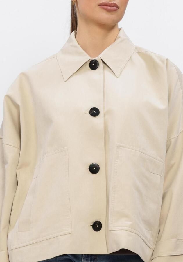 MY ESSENTIAL WARDROBE Dames Jassen Lyonmw Os Short Jacket Beige - Foto 4