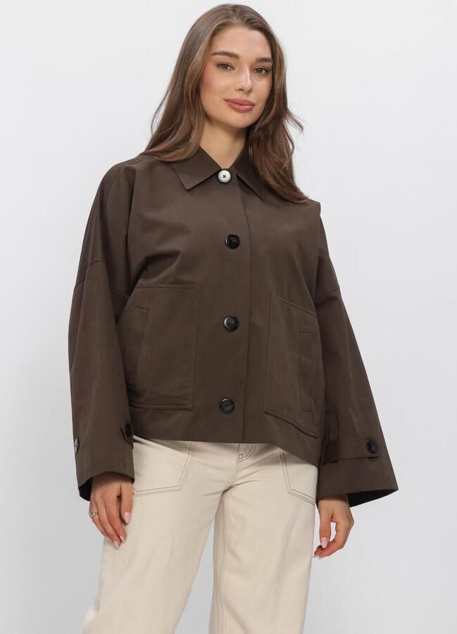 MY ESSENTIAL WARDROBE Dames Jassen Lyonmw Os Short Jacket Bruin
