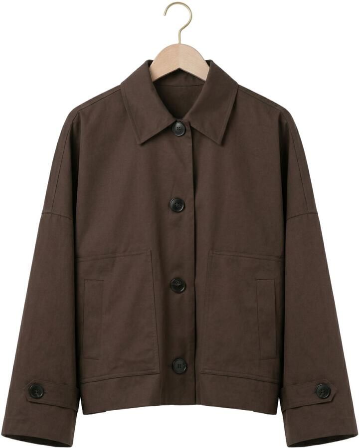 MY ESSENTIAL WARDROBE Dames Jassen Lyonmw Os Short Jacket Bruin - Foto 2