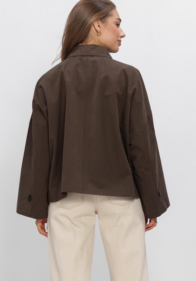 MY ESSENTIAL WARDROBE Dames Jassen Lyonmw Os Short Jacket Bruin - Foto 4