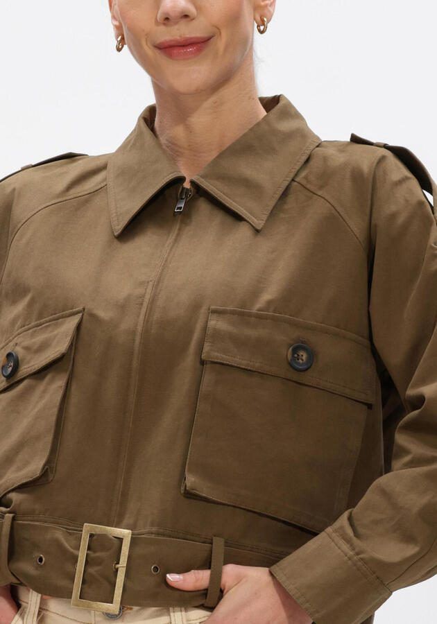 MY ESSENTIAL WARDROBE Dames Jassen Mwlyon Short Jacket Khaki - Foto 4
