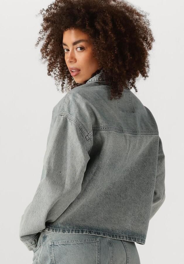 MY ESSENTIAL WARDROBE Dames Jassen Mwmalea 174 Boxy Jacket Grijs - Foto 3