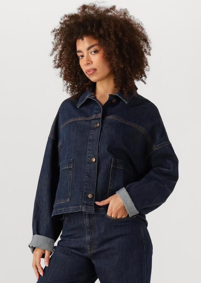 MY ESSENTIAL WARDROBE Dames Jassen Mwmalle 139 Deco Denim Jacket Donkerblauw - Foto 4