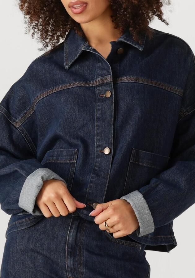 MY ESSENTIAL WARDROBE Dames Jassen Mwmalle 139 Deco Denim Jacket Donkerblauw - Foto 3