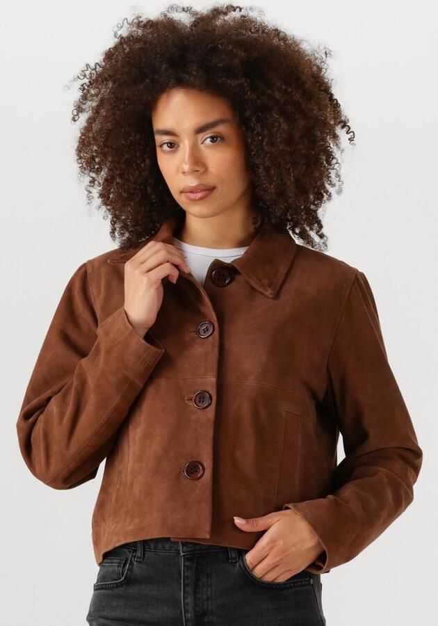 My Essential Wardrobe Regular fit jack van echt chevreau-suède model 'Petra' - Foto 4