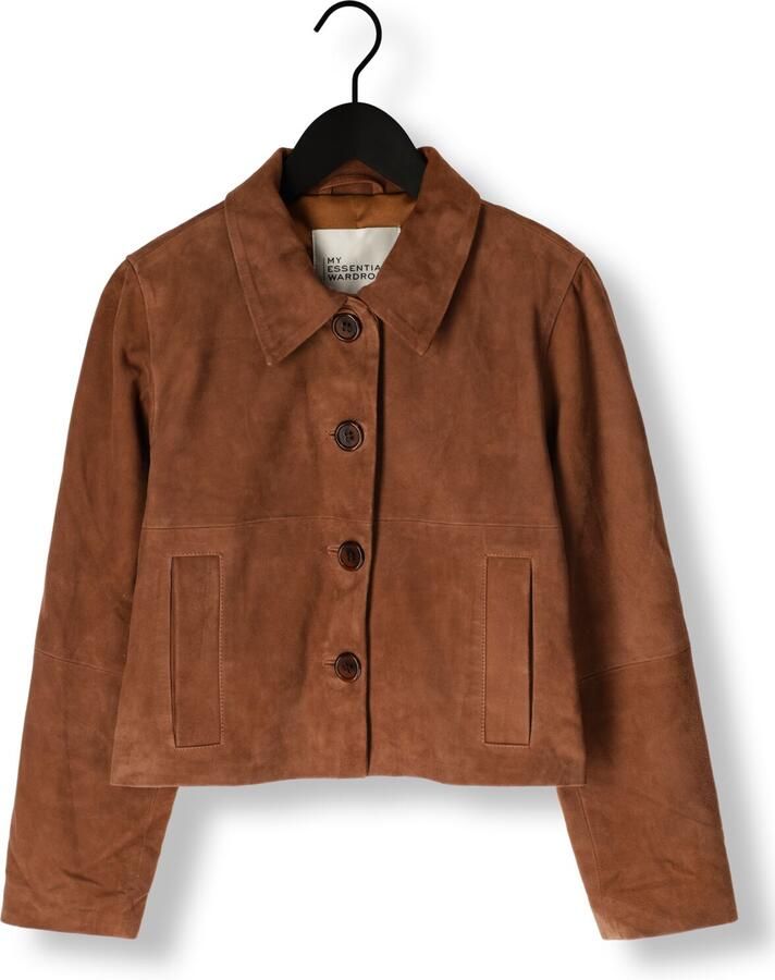 My Essential Wardrobe Regular fit jack van echt chevreau-suède model 'Petra'