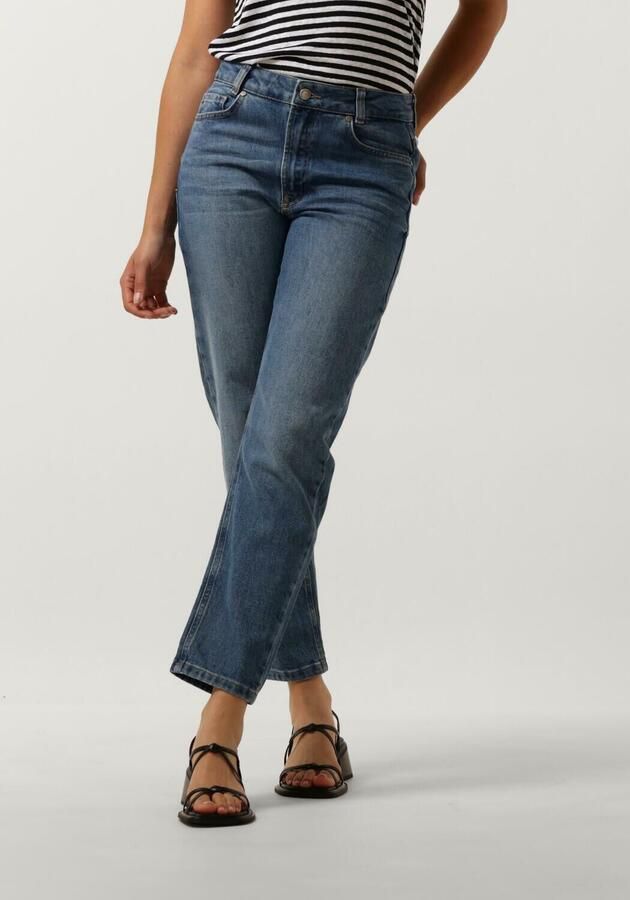 MY ESSENTIAL WARDROBE Dames Jeans 34 The Mommy 139 High Tapered Blauw - Foto 4