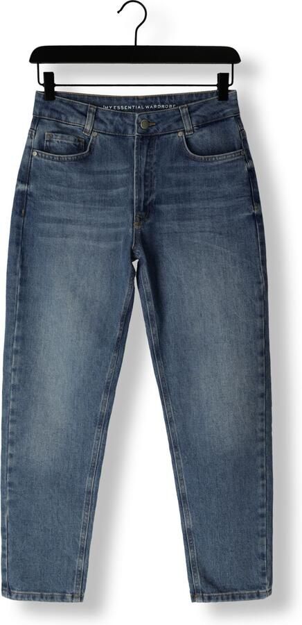 MY ESSENTIAL WARDROBE Dames Jeans 34 The Mommy 139 High Tapered Blauw - Foto 3