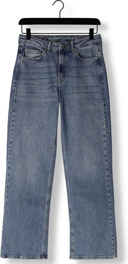 My Essential Wardrobe High Wide Y Jeans Medium Blue Retro Wash Blue Dames - Foto 3