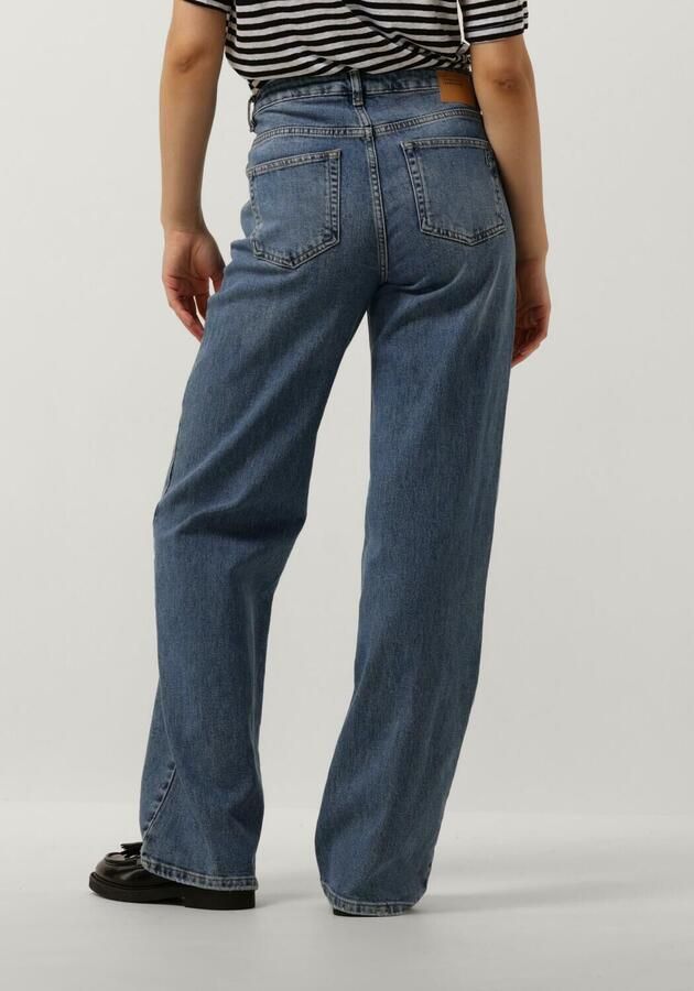My Essential Wardrobe High Wide Y Jeans Medium Blue Retro Wash Blue Dames