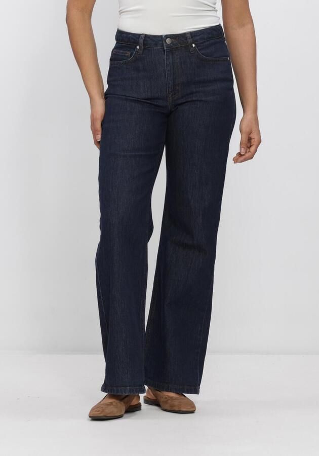 MY ESSENTIAL WARDROBE Dames Jeans 35 The Louis 139 High Wide Y Donkerblauw