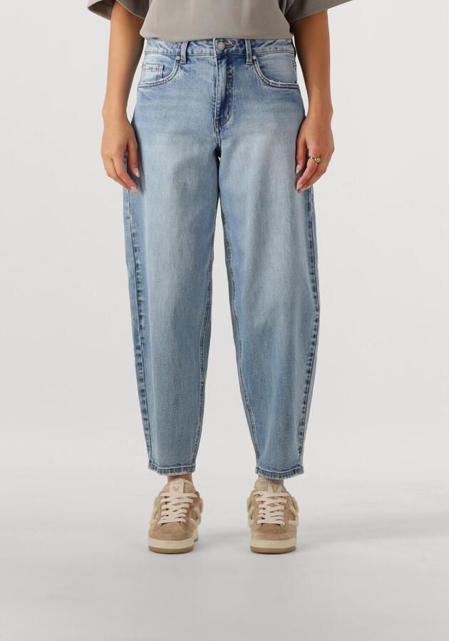 MY ESSENTIAL WARDROBE Dames Jeans Baloomw 144 High Barrel Blauw