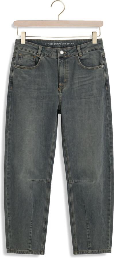 MY ESSENTIAL WARDROBE Dames Jeans Barrel Mwhottie139 Limited Donkergrijs - Foto 4