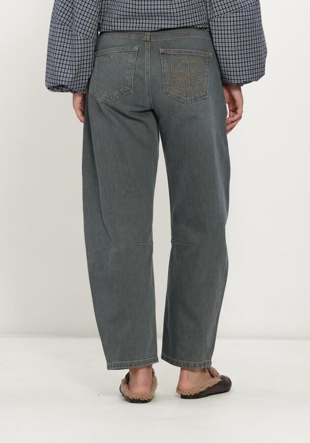 MY ESSENTIAL WARDROBE Dames Jeans Barrel Mwhottie139 Limited Donkergrijs - Foto 3