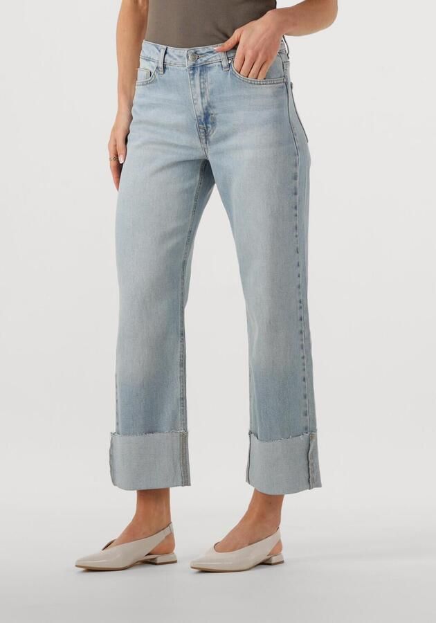 MY ESSENTIAL WARDROBE Dames Jeans Dallasmw 139 High Straight Y Lichtblauw - Foto 4