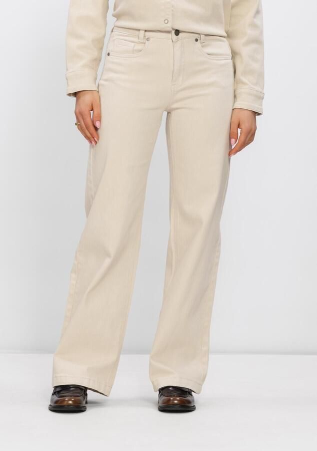 MY ESSENTIAL WARDROBE Dames Jeans Louis Mw157 High Wide Creme