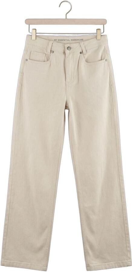 MY ESSENTIAL WARDROBE Dames Jeans Louis Mw157 High Wide Creme - Foto 4