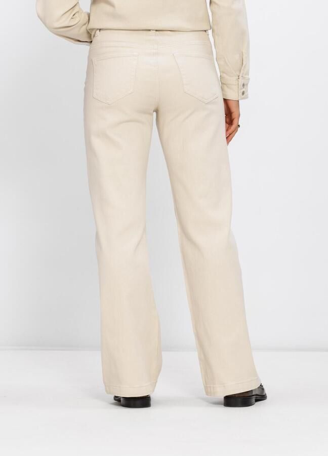 MY ESSENTIAL WARDROBE Dames Jeans Louis Mw157 High Wide Creme - Foto 2