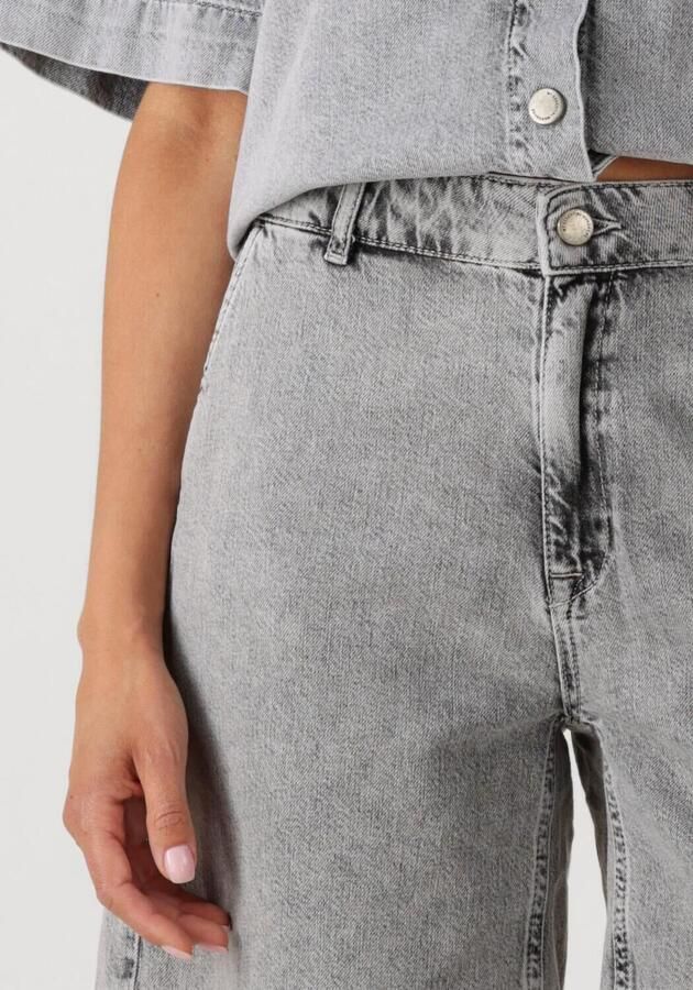 MY ESSENTIAL WARDROBE Dames Jeans Malomw 143 Shorts Lichtgrijs - Foto 3