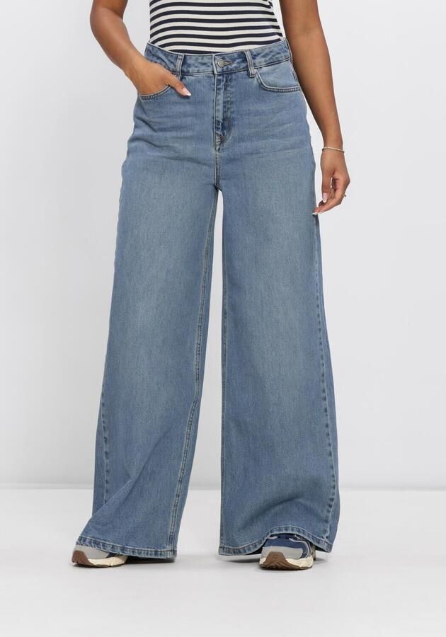 MY ESSENTIAL WARDROBE Dames Jeans Mwjessie 139 Low-crotch X-wide Blauw