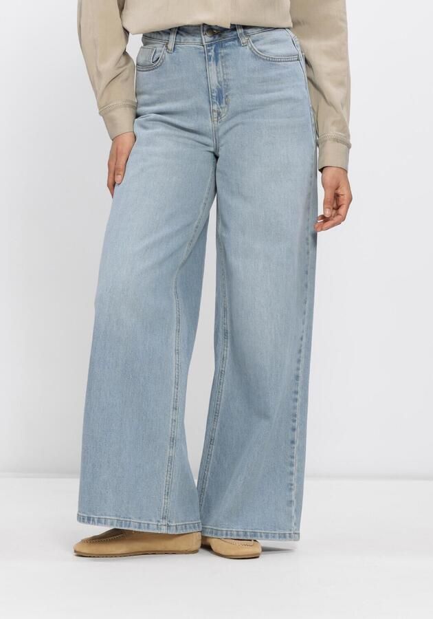 MY ESSENTIAL WARDROBE Dames Jeans Mwjessie 139 Low-crotch X-wide Lichtblauw