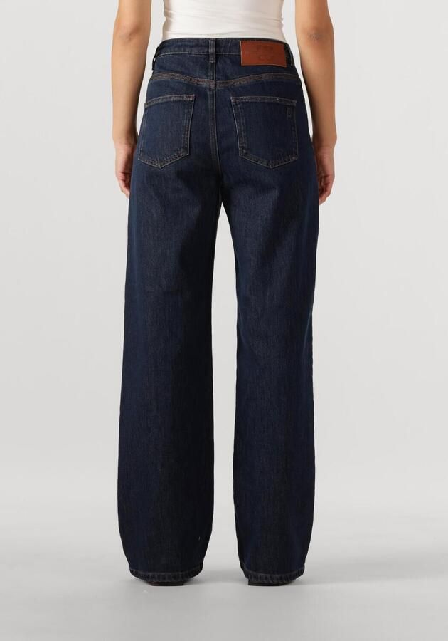 MY ESSENTIAL WARDROBE Dames Jeans Mwkarli 139 High Wide Deco Donkerblauw