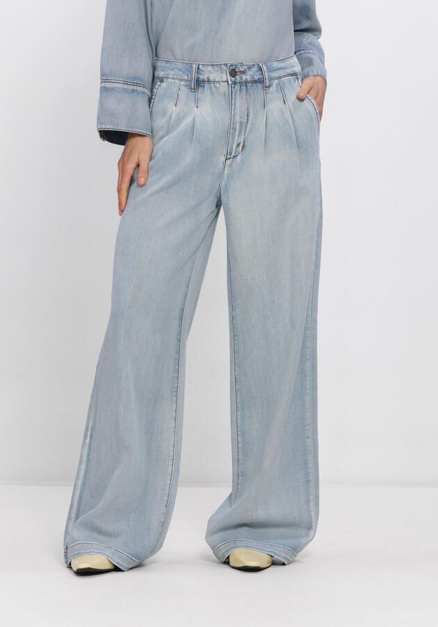 MY ESSENTIAL WARDROBE Dames Jeans Mwzito 171 High Wide Pant Lichtblauw