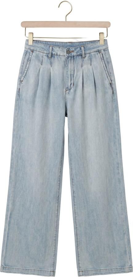 MY ESSENTIAL WARDROBE Dames Jeans Mwzito 171 High Wide Pant Lichtblauw - Foto 4