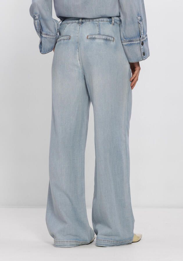 MY ESSENTIAL WARDROBE Dames Jeans Mwzito 171 High Wide Pant Lichtblauw - Foto 2