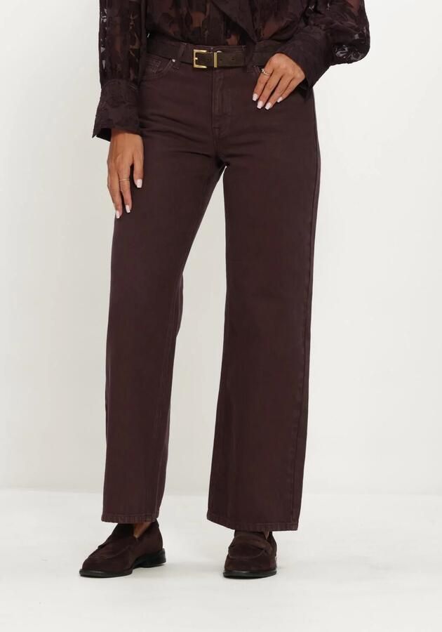 MY ESSENTIAL WARDROBE Dames Jeans Wide Mwlouis 175 Bruin