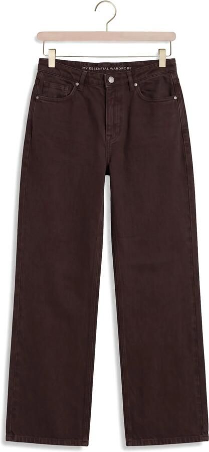 MY ESSENTIAL WARDROBE Dames Jeans Wide Mwlouis 175 Bruin - Foto 4