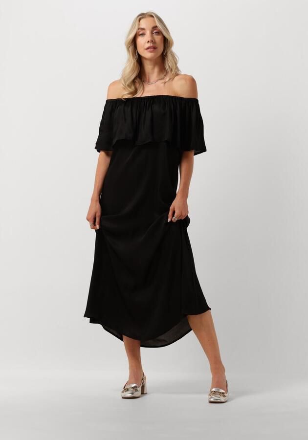 My Essential Wardrobe Zwarte Midi Jurk Melissamw Florance Black Dames - Foto 4