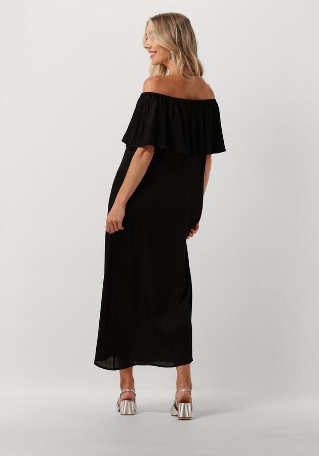My Essential Wardrobe Zwarte Midi Jurk Melissamw Florance Black Dames