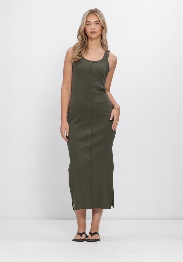 MY ESSENTIAL WARDROBE Dames Jurken Mwmandy Rn Dress Donkergroen