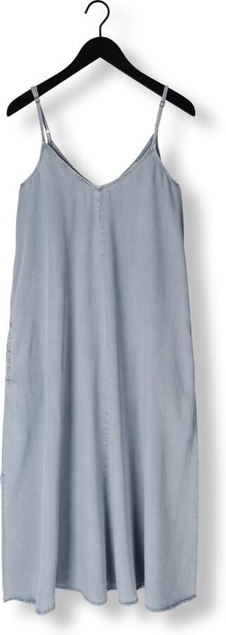 My Essential Wardrobe Jeansjurk met afgeronde V-hals model 'Nelly' - Foto 3