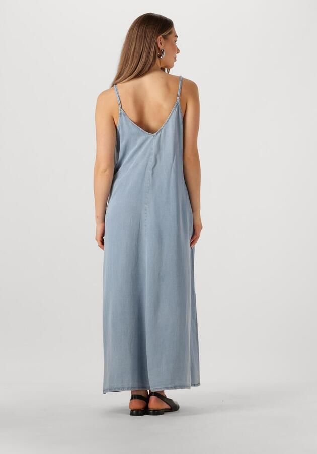 My Essential Wardrobe Jeansjurk met afgeronde V-hals model 'Nelly'