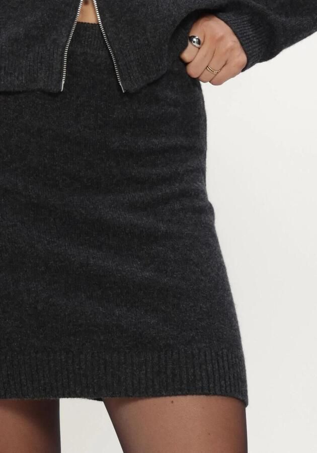 MY ESSENTIAL WARDROBE Dames Rokken Mwtracy Knit Skirt Donkergrijs - Foto 3