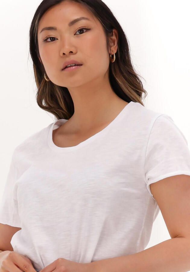 MY ESSENTIAL WARDROBE Dames Tops & T-shirts 09 The Otee Slub Yarn Jersey Zwart - Foto 4