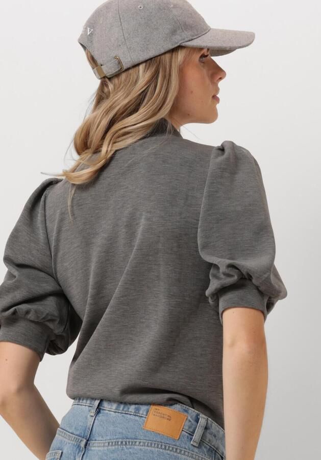 MY ESSENTIAL WARDROBE Dames Tops & T-shirts 21 The Puff Blouse Grijs - Foto 2
