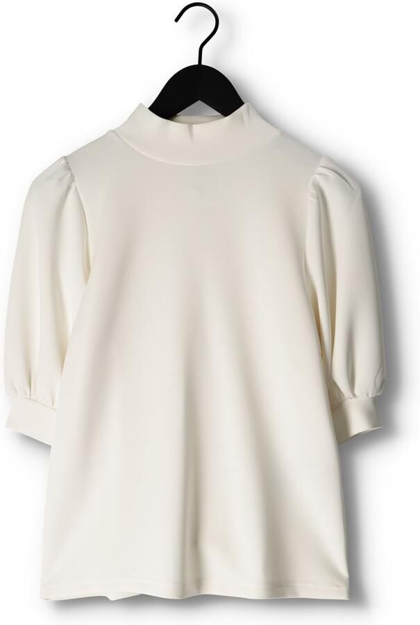 MY ESSENTIAL WARDROBE Dames Tops & T-shirts 21 The Puff Blouse Wit - Foto 3