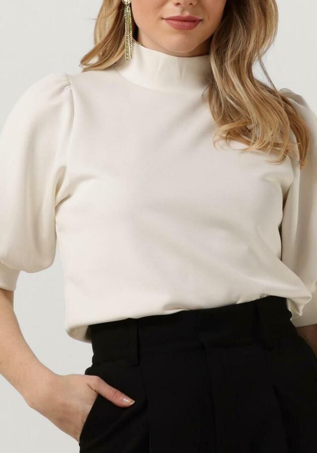MY ESSENTIAL WARDROBE Dames Tops & T-shirts 21 The Puff Blouse Wit - Foto 2