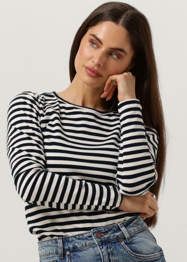 MY ESSENTIAL WARDROBE Dames Tops & T-shirts Danamw Blouse Donkerblauw - Foto 4