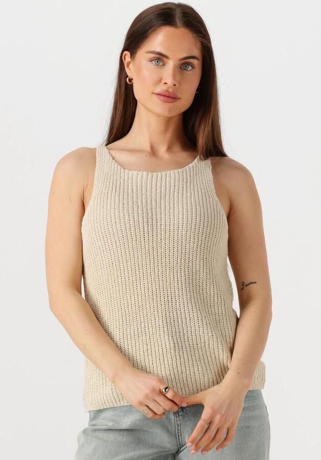 MY ESSENTIAL WARDROBE Dames Tops & T-shirts Divamw Knit Top Ecru - Foto 4
