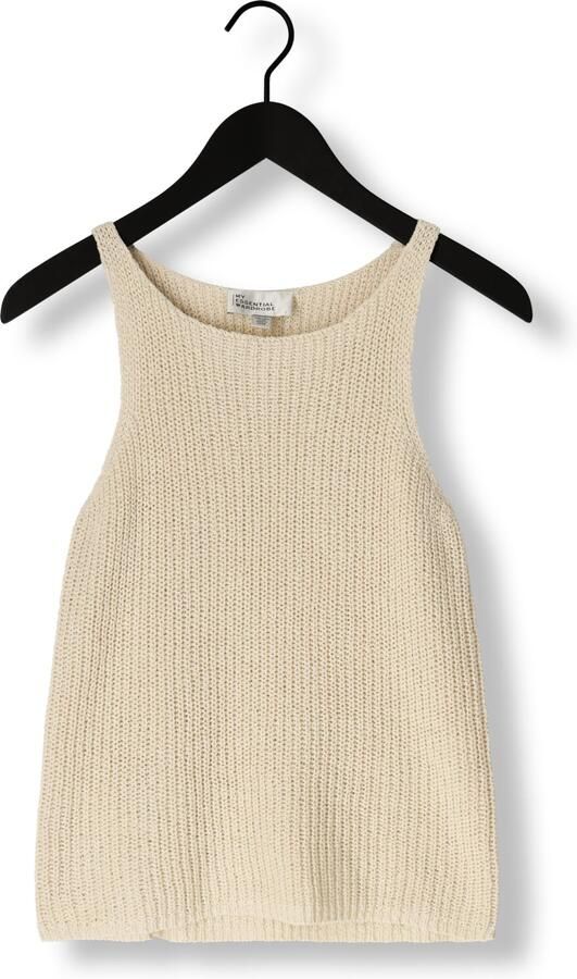 MY ESSENTIAL WARDROBE Dames Tops & T-shirts Divamw Knit Top Ecru - Foto 3