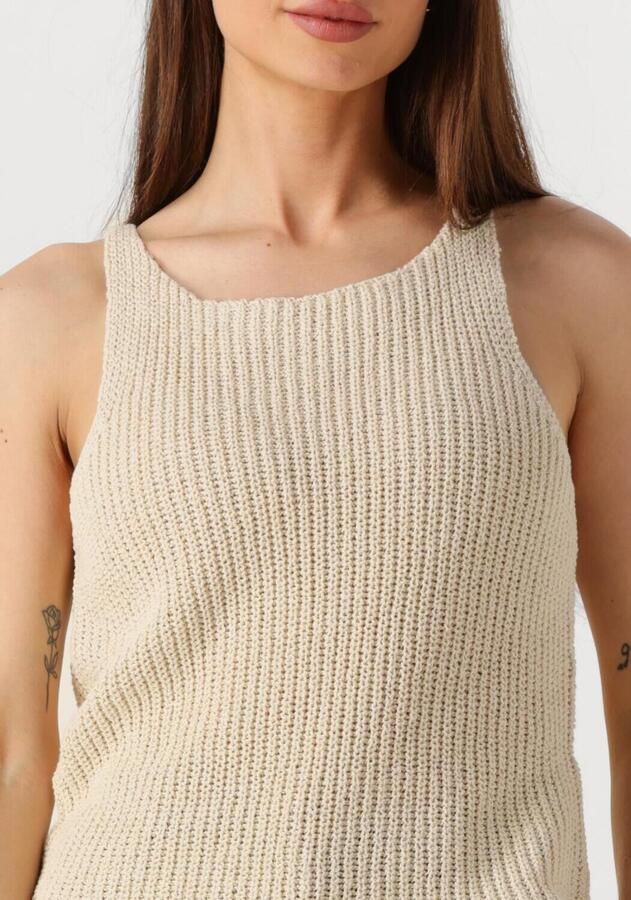 MY ESSENTIAL WARDROBE Dames Tops & T-shirts Divamw Knit Top Ecru